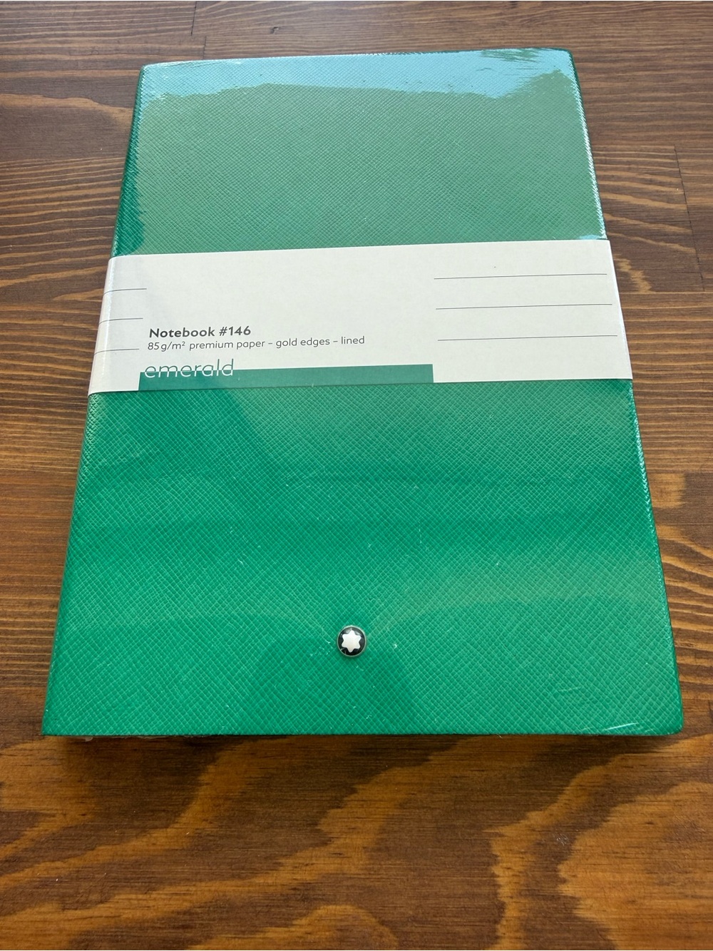 Montblanc Emerald Green Notebook with Signature Star Emblem